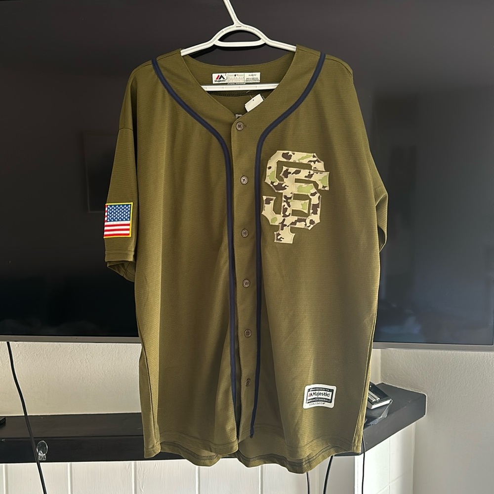 Crawford San Francisco Giants Majestic Coolbase Baseball Jersey